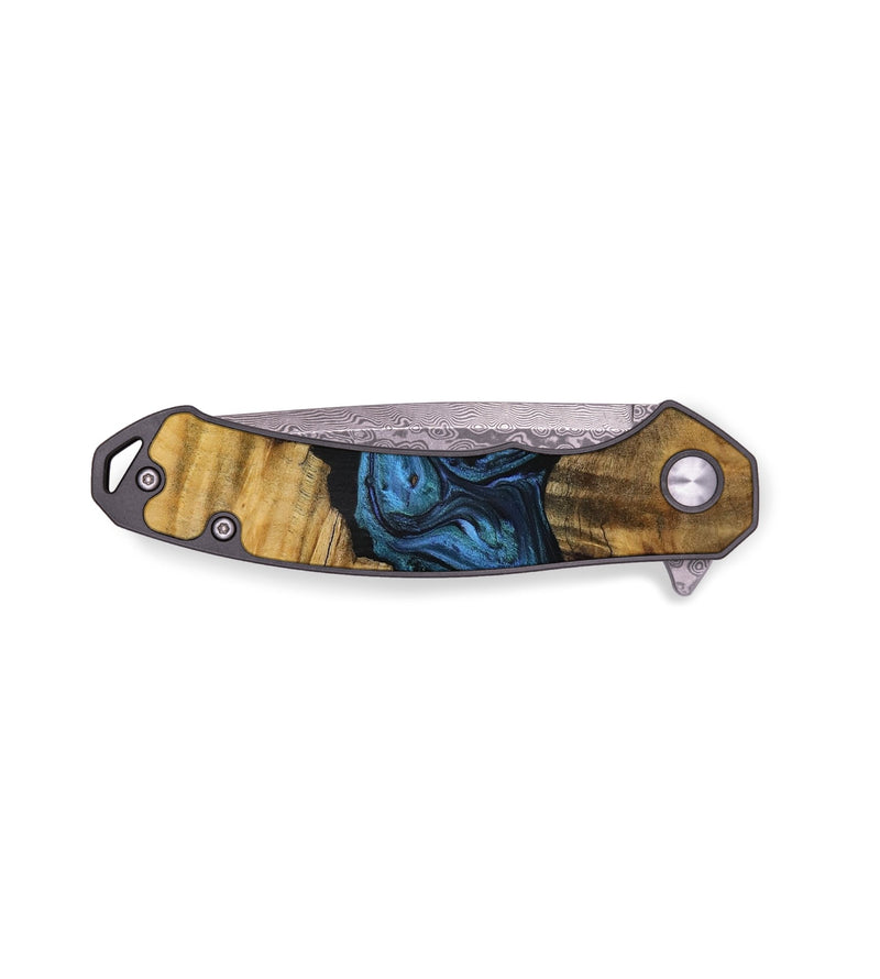 EDC Wood Pocket Knife - Daphna (Blue, 728597)