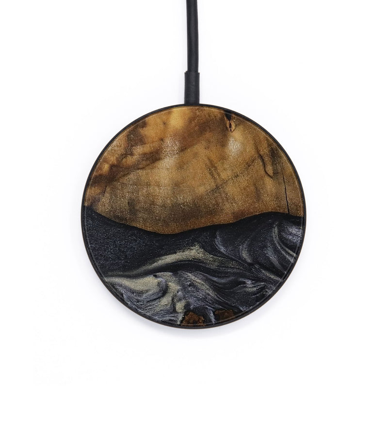 Circle Wood Wireless Charger - Tula (Black & White, 728669)