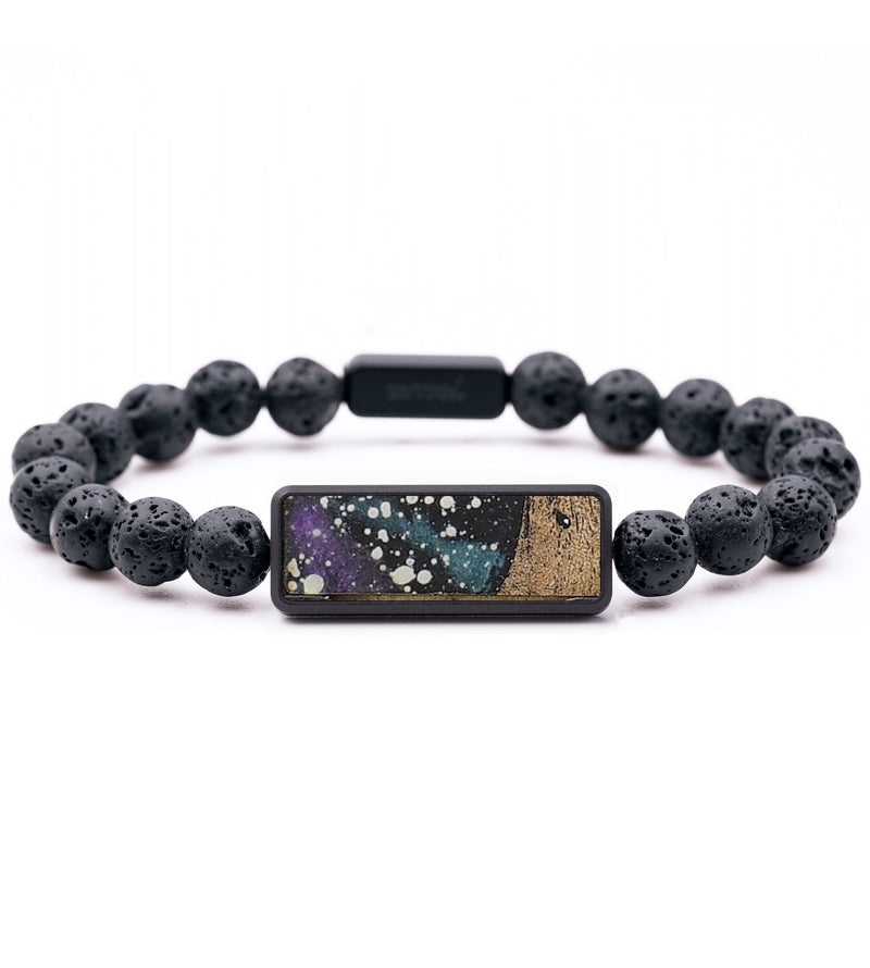 Lava Bead Wood Bracelet - Kayleigh (Cosmos, 728733)
