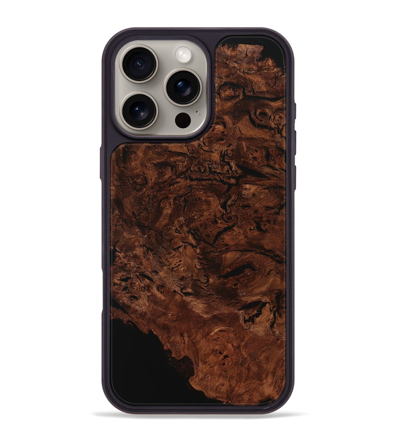 iPhone 16 Pro Max Wood Phone Case - Spencer (Wood Burl, 728791)