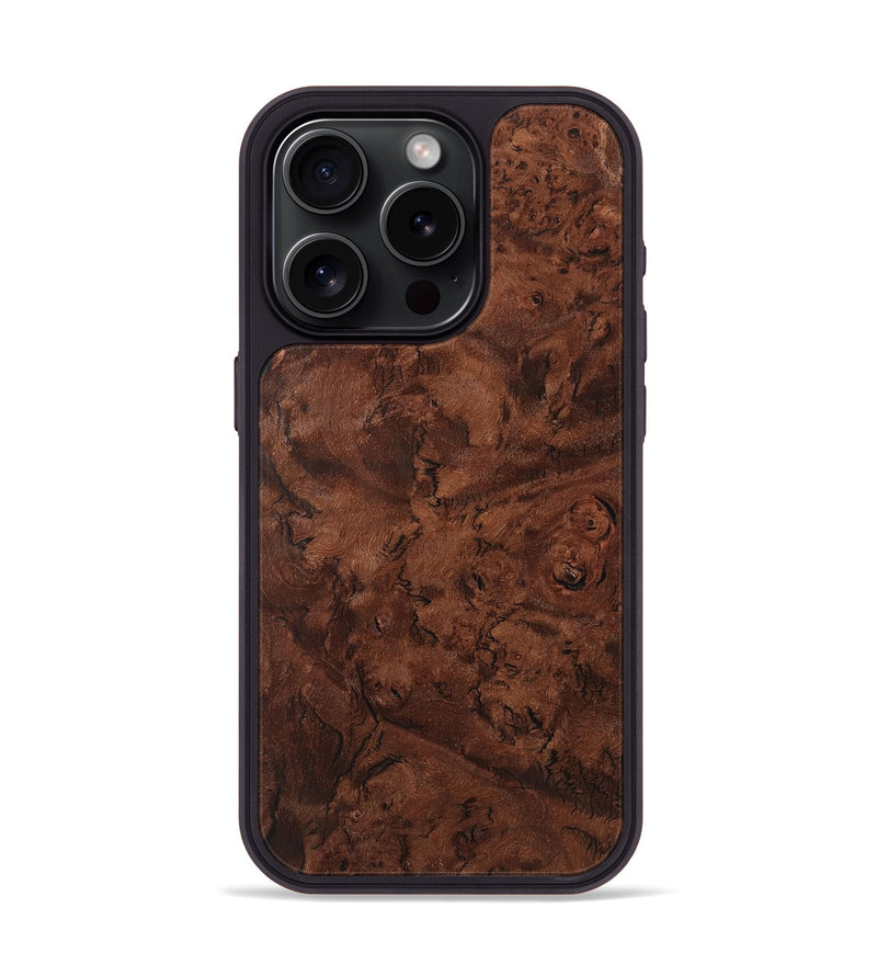 iPhone 15 Pro Wood Phone Case - Kris (Wood Burl, 728797)