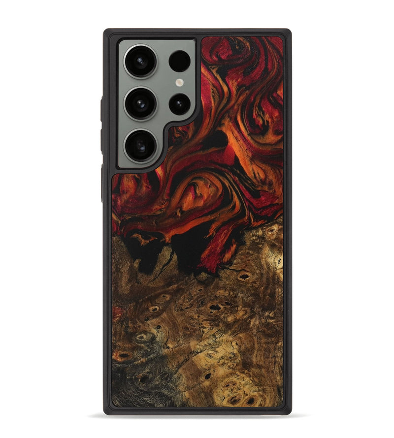 Galaxy S23 Ultra Wood Phone Case - Terrijo (Red, 728812)