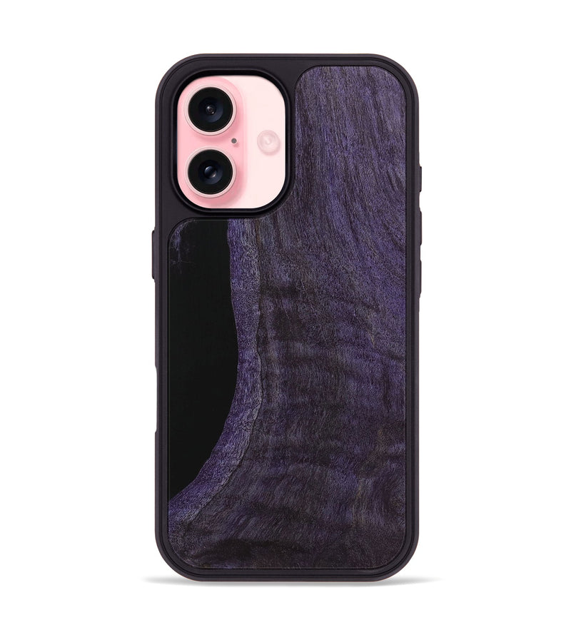 iPhone 16 Wood Phone Case - Perry (Wood Burl, 728815)