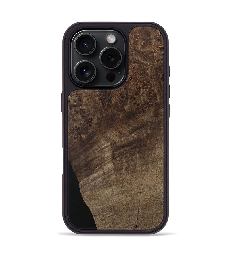iPhone 16 Pro Wood Phone Case - Jaymes (Wood Burl, 728816)
