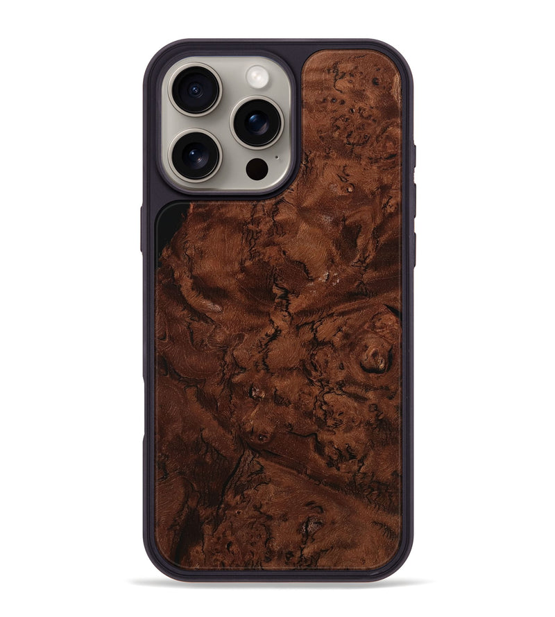 iPhone 16 Pro Max Wood Phone Case - Micaela (Wood Burl, 728817)