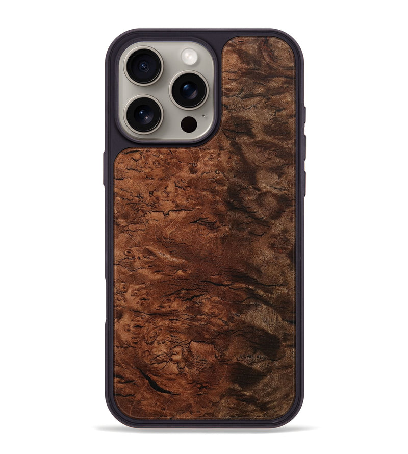 iPhone 16 Pro Max Wood Phone Case - Chas (Wood Burl, 728828)