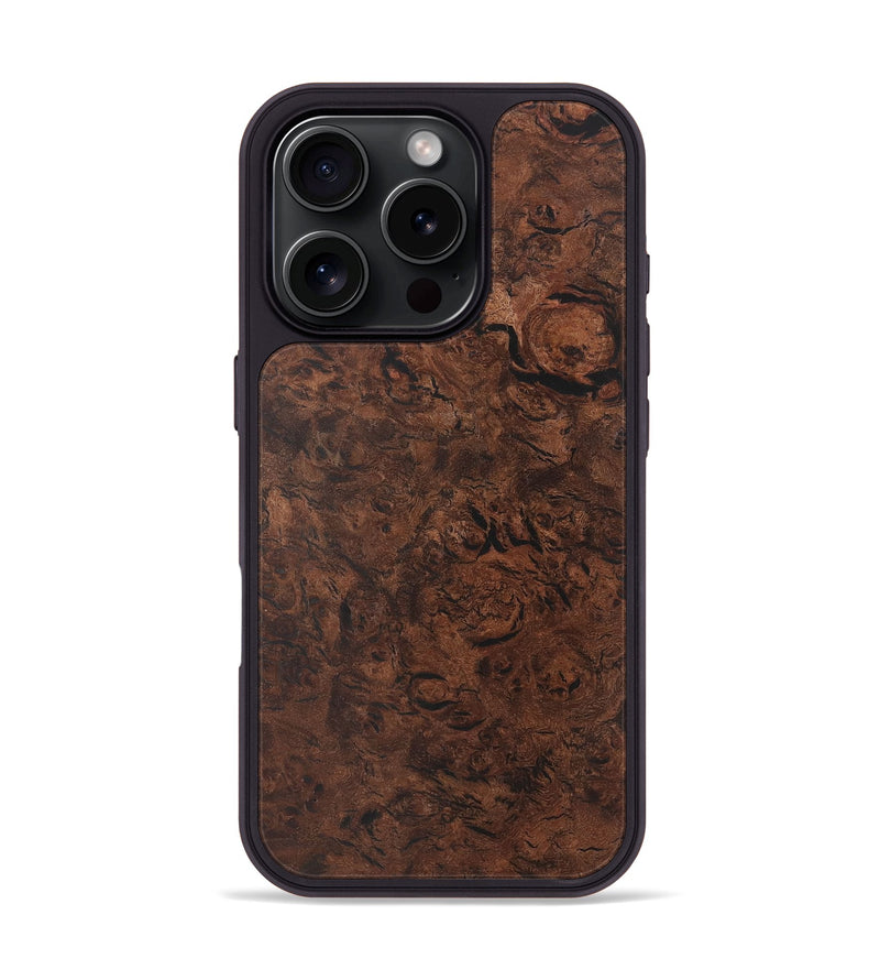 iPhone 16 Pro Wood Phone Case - Averie (Wood Burl, 728873)