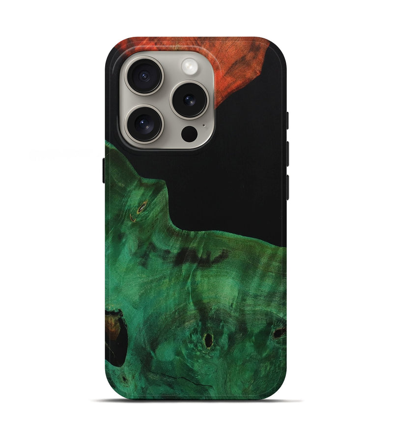 iPhone 16 Pro Wood Live Edge Phone Case - Amanda (Wood Burl, 728884)