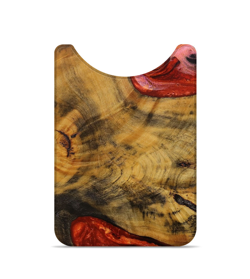 Live Edge Wood Wallet - Estrella (Red, 728924)