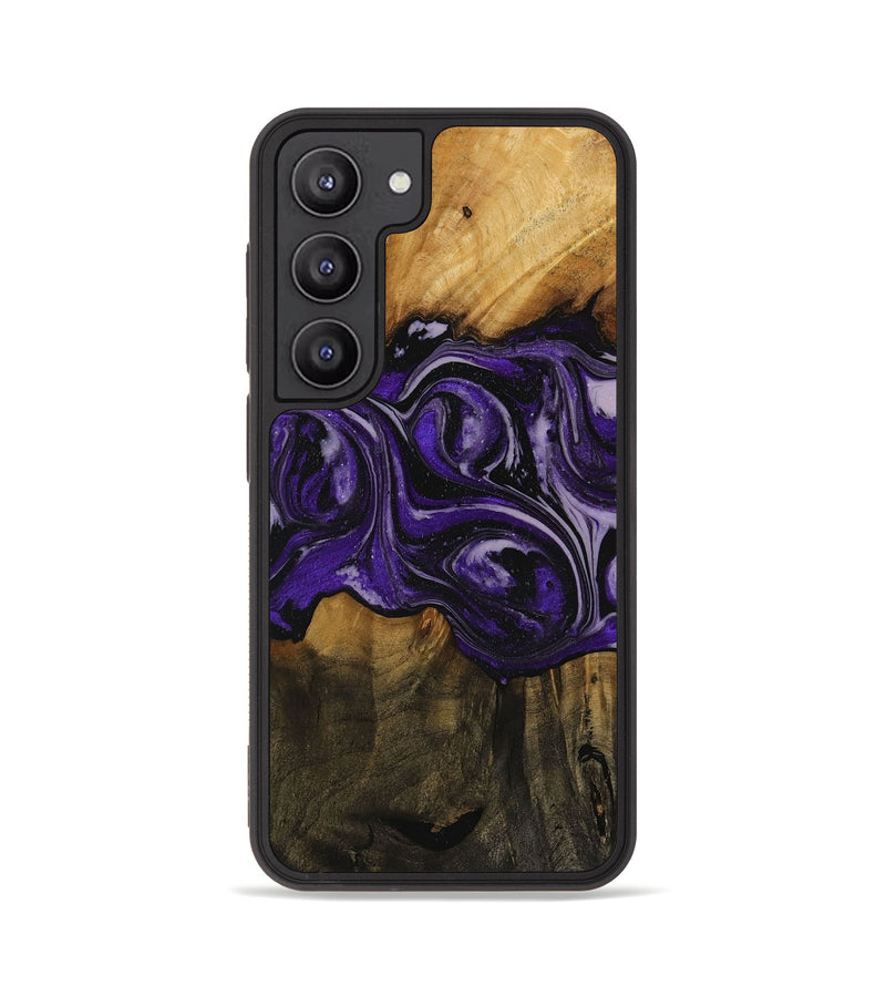 Galaxy S23 Wood Phone Case - Erby (Purple, 729036)