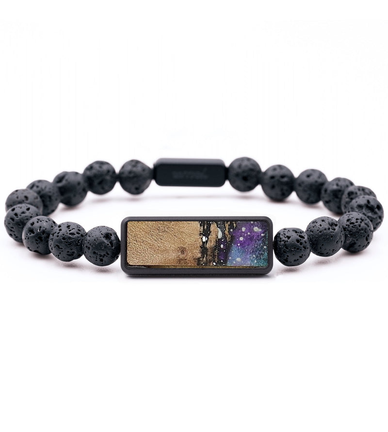 Lava Bead Wood Bracelet - Sheena (Cosmos, 729094)