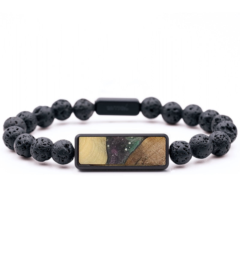Lava Bead Wood Bracelet - Ava (Cosmos, 729109)