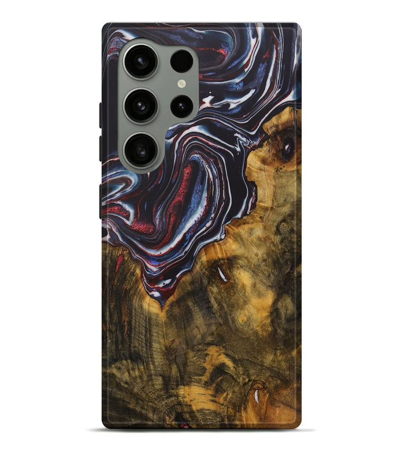 Galaxy S24 Ultra Wood Live Edge Phone Case - Porter (Blue, 729142)