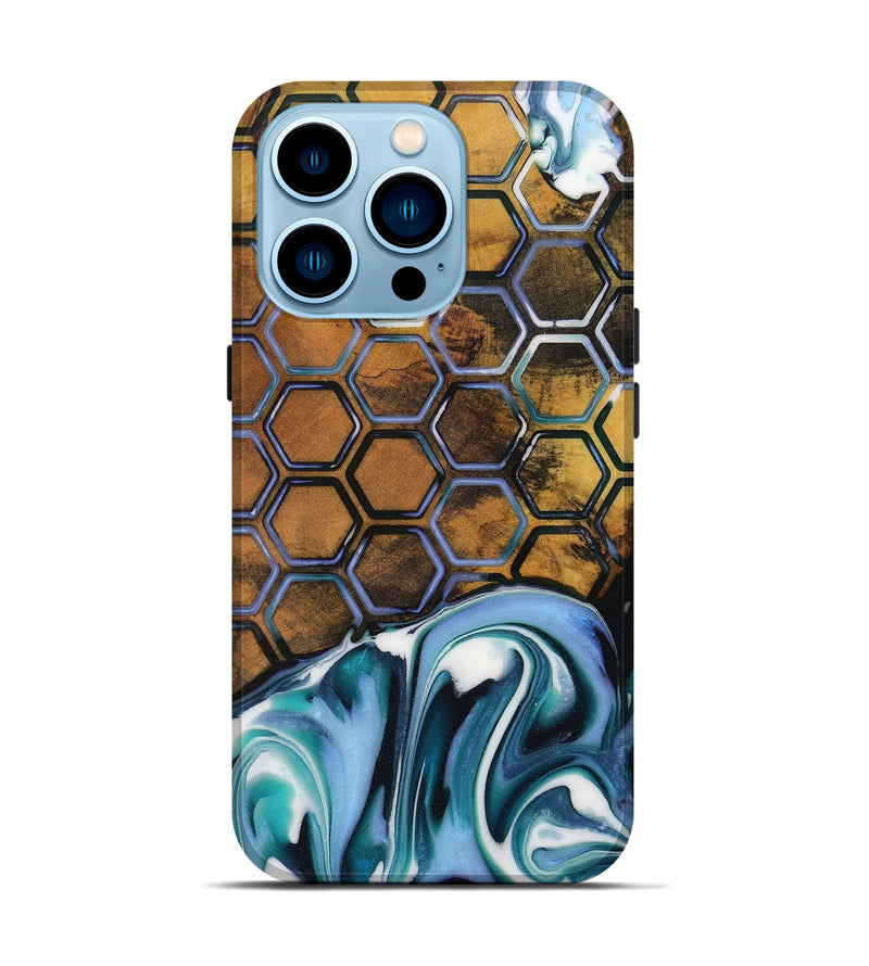 iPhone 14 Pro Wood Live Edge Phone Case - Deliah (Pattern, 729353)