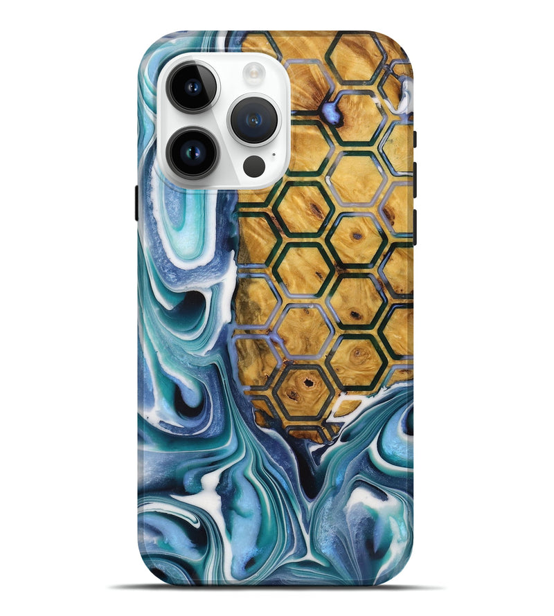 iPhone 15 Pro Max Wood Live Edge Phone Case - Kaylil (Pattern, 729357)