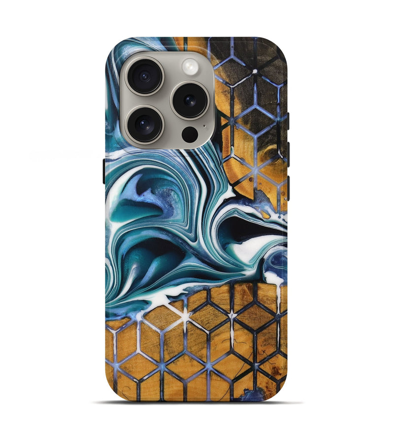 iPhone 16 Pro Wood Live Edge Phone Case - Dallin (Pattern, 729371)