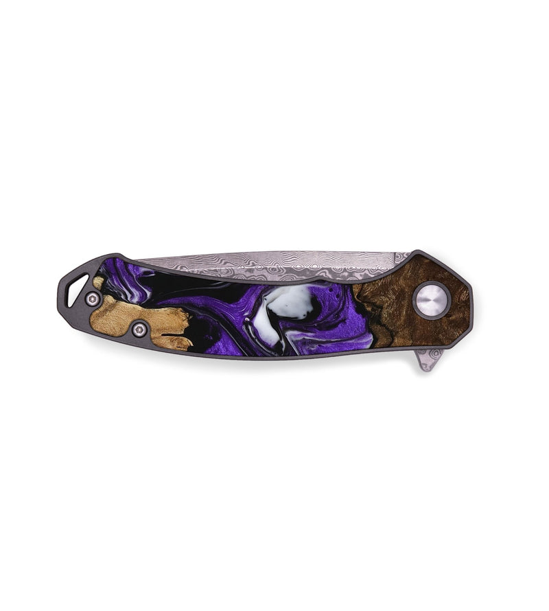 EDC Wood Pocket Knife - Dept (Purple, 729376)