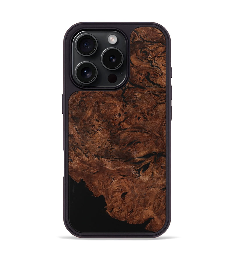 iPhone 16 Pro Wood Phone Case - Romano (Wood Burl, 729419)