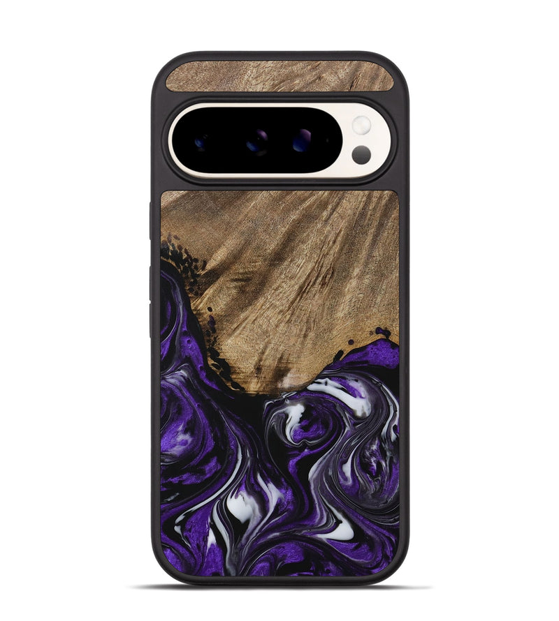Pixel 9 Wood Phone Case - Andrzej (Purple, 729463)
