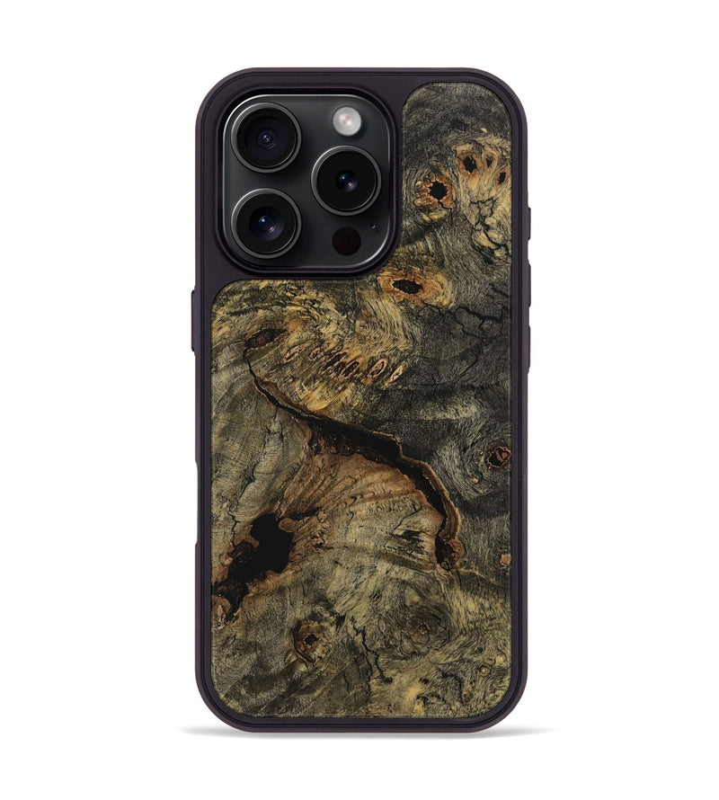 iPhone 16 Pro Wood Phone Case - Hertha (Wood Burl, 729465)
