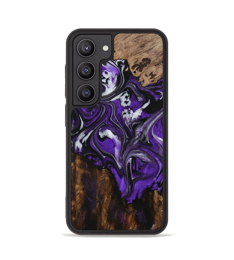 Galaxy S23 Wood Phone Case - Halsey (Purple, 729476)
