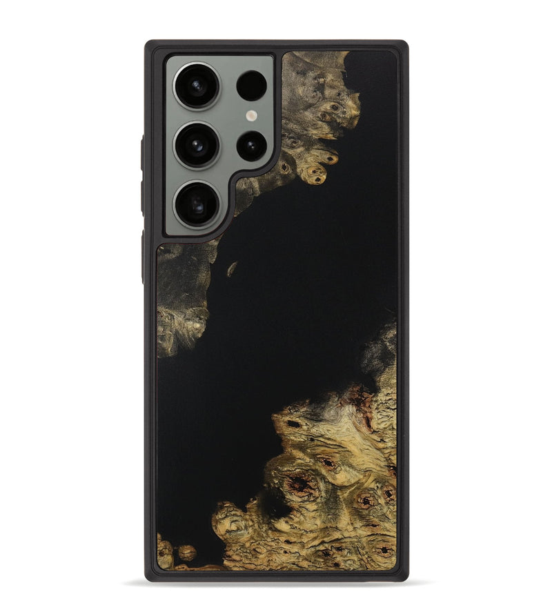 Galaxy S23 Ultra Wood Phone Case - Bhagvat (Pure Black, 729489)