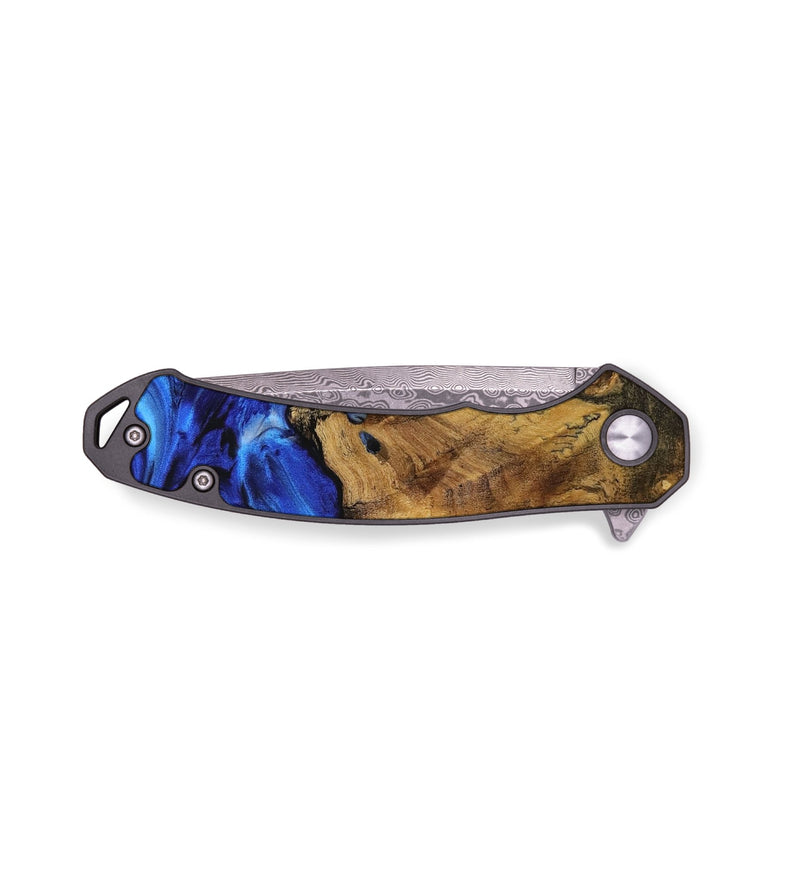 EDC Wood Pocket Knife - Torry (Blue, 729531)