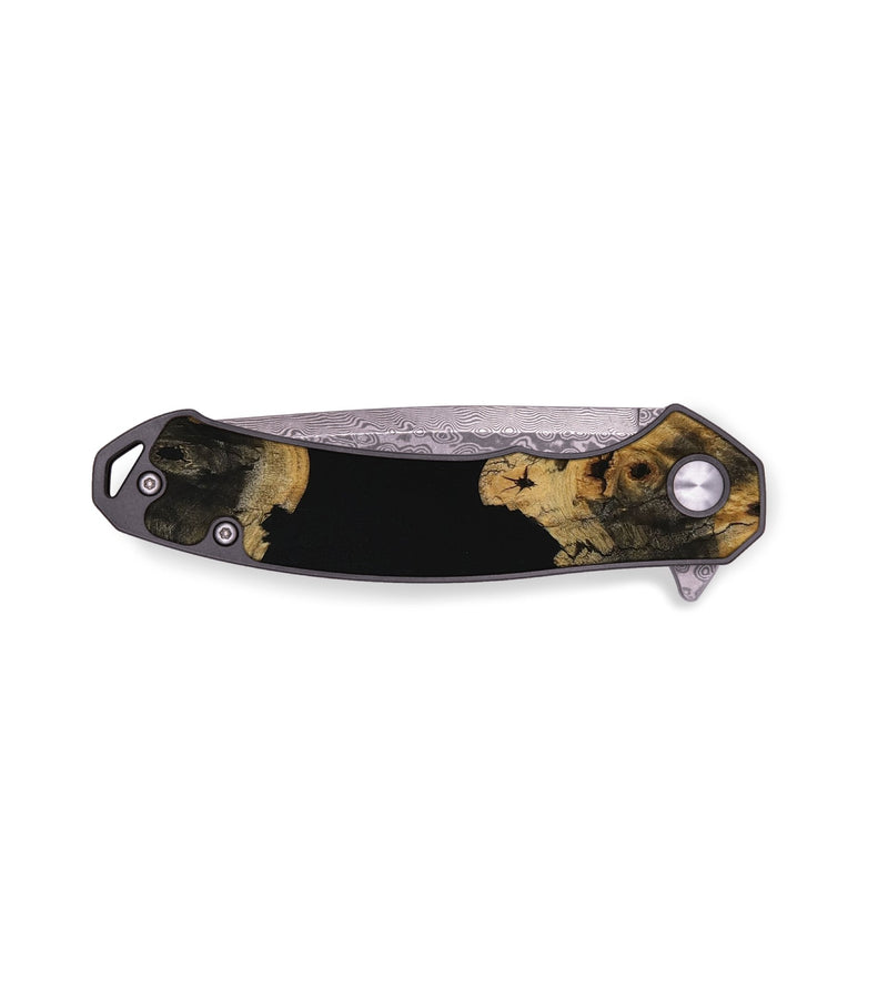 EDC Wood Pocket Knife - Alton (Pure Black, 729539)