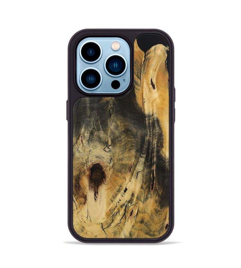 iPhone 14 Pro Wood Phone Case - Kindra (Wood Burl, 729548)
