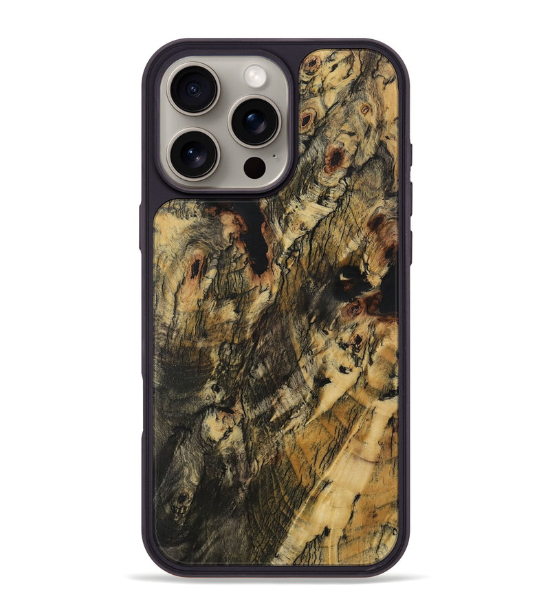 iPhone 16 Pro Max Wood Phone Case - Reiko (Wood Burl, 729569)