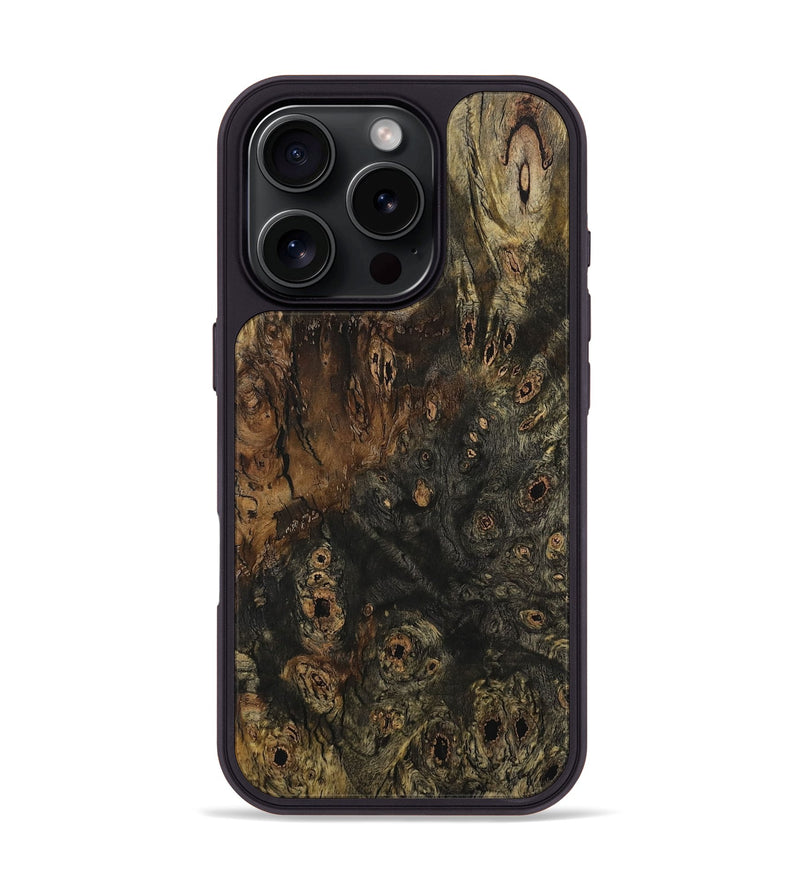 iPhone 16 Pro Wood Phone Case - Ferris (Wood Burl, 729572)