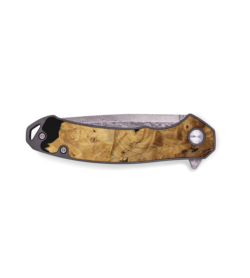 EDC Wood Pocket Knife - Garnett (Pure Black, 729607)