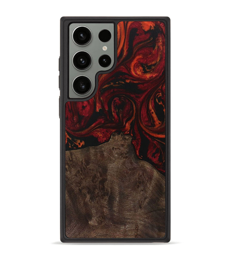Galaxy S23 Ultra Wood Phone Case - Pinkney (Red, 729618)
