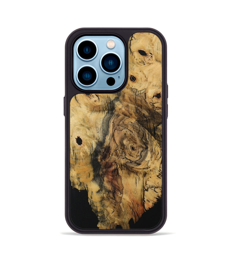 iPhone 14 Pro Wood Phone Case - Fifi (Wood Burl, 729635)