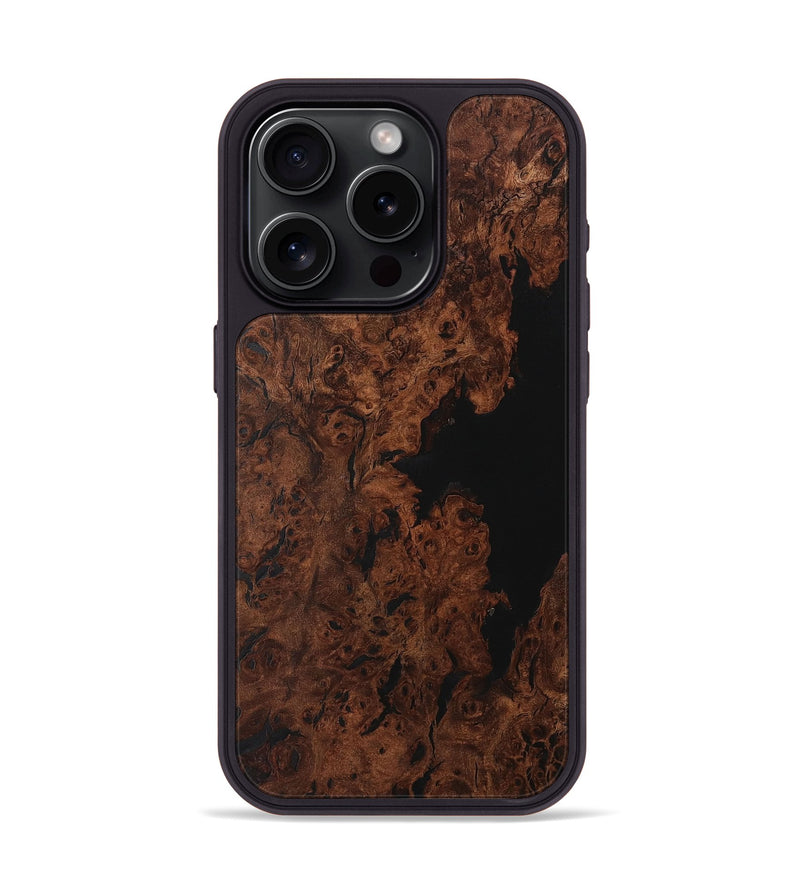iPhone 15 Pro Wood Phone Case - Dzung (Wood Burl, 729636)