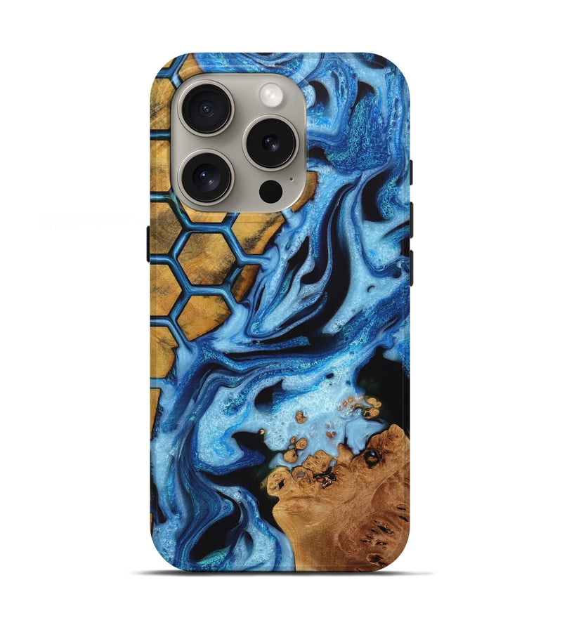 iPhone 16 Pro Wood Live Edge Phone Case - Alane (Pattern, 729707)