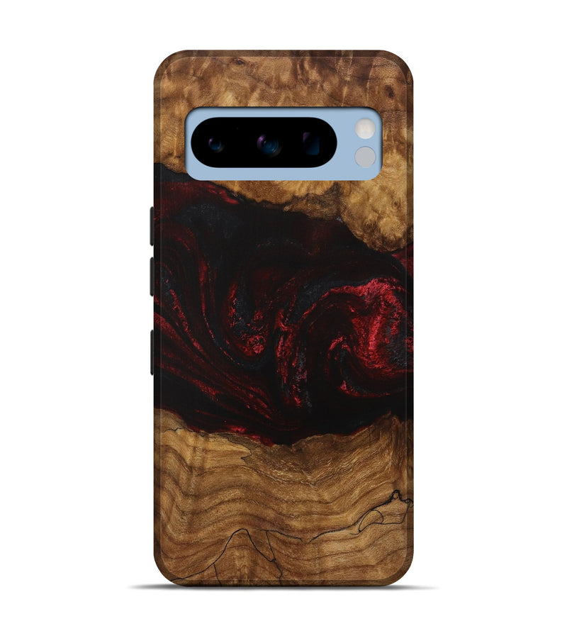 Pixel 8 Pro Wood Live Edge Phone Case - Andreas (Red, 729708)