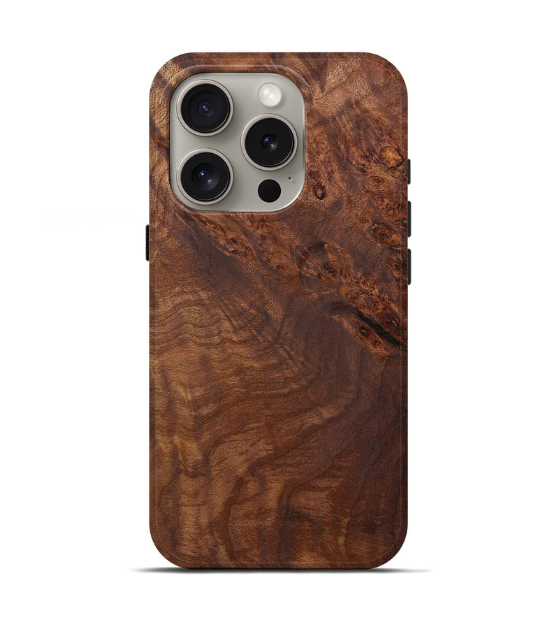 iPhone 16 Pro Wood Live Edge Phone Case - Daisy (Wood Burl, 729710)