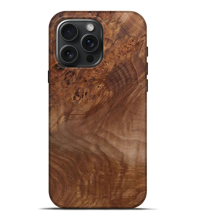 iPhone 16 Pro Max Wood Live Edge Phone Case - Fumiko (Wood Burl, 729718)