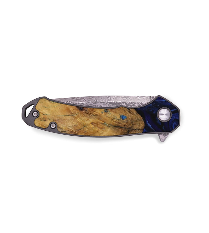 EDC Wood Pocket Knife - Rudolf (Blue, 729748)