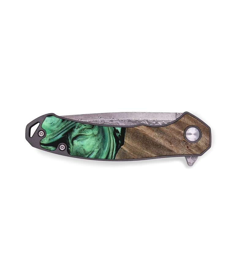 EDC Wood Pocket Knife - Waino (Green, 729766)