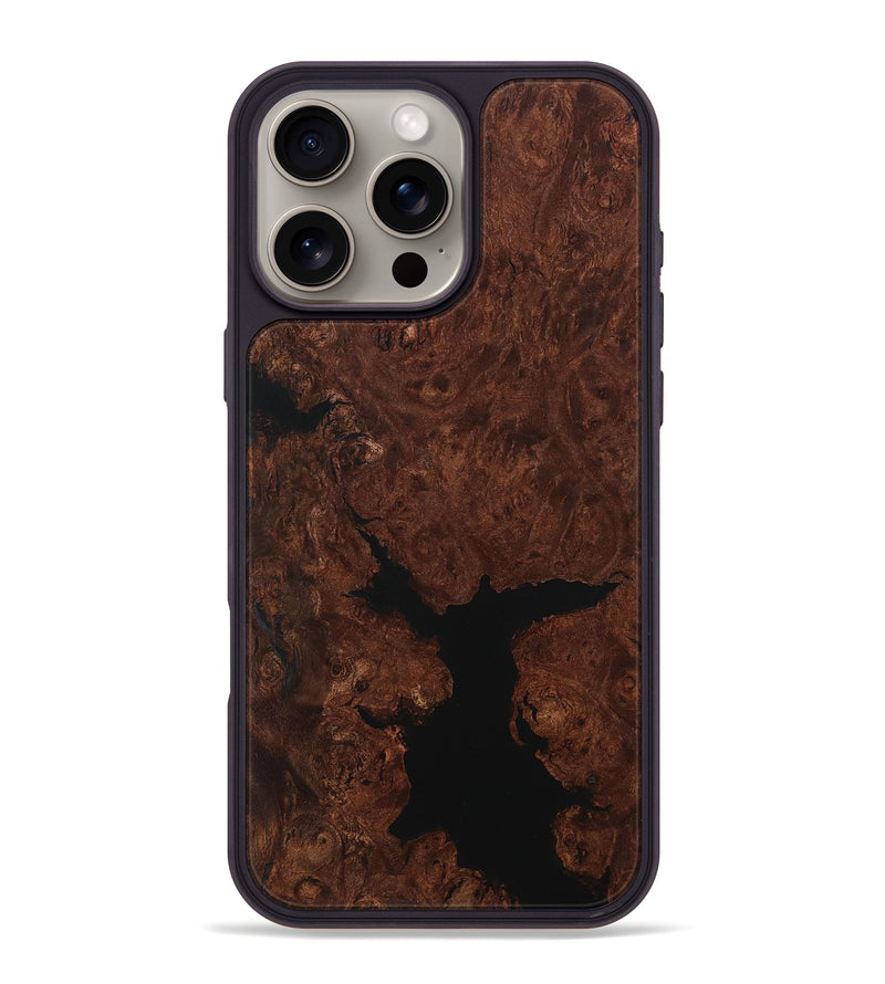 iPhone 16 Pro Max Wood Phone Case - Zayne (Wood Burl, 729798)