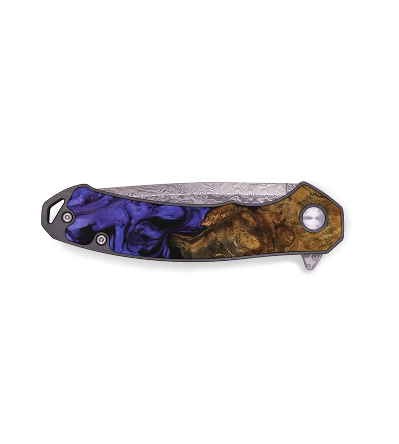 EDC Wood Pocket Knife - Diandra (Purple, 729813)