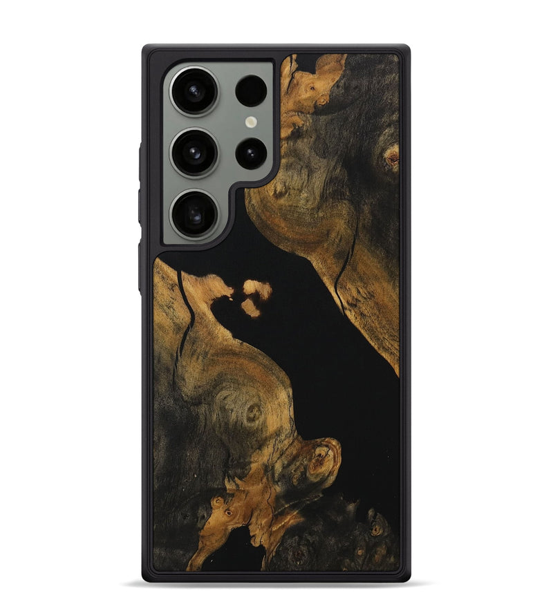 Galaxy S24 Ultra Wood Phone Case - Althea (Pure Black, 729820)