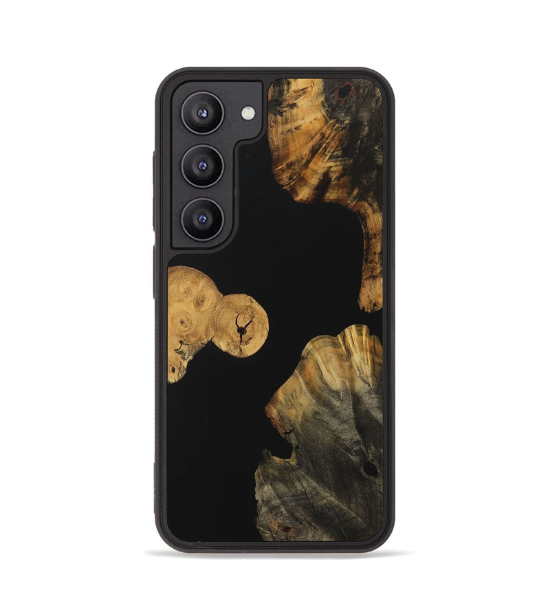 Galaxy S23 Wood Phone Case - Boysie (Pure Black, 729831)
