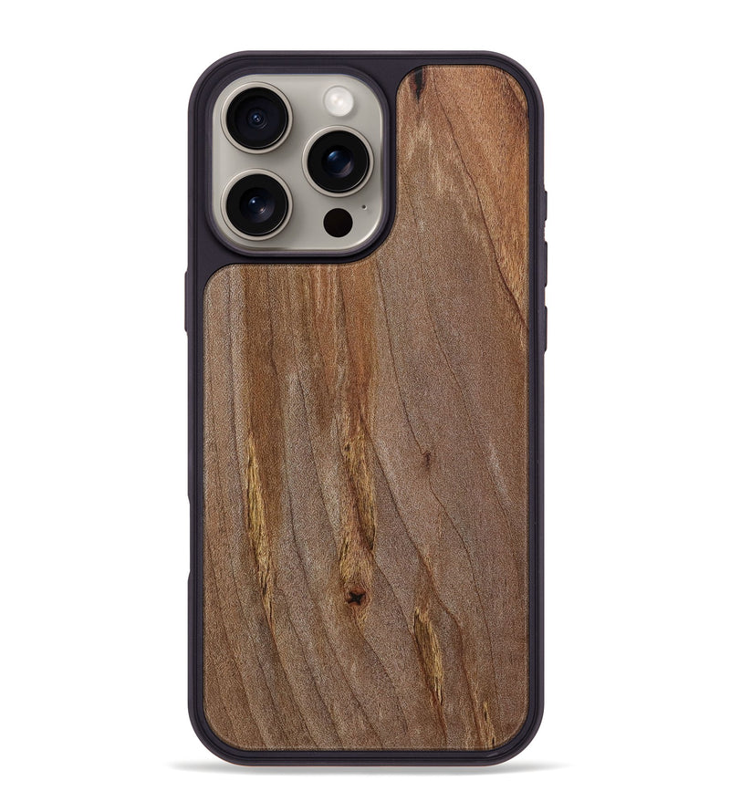iPhone 16 Pro Max Wood Phone Case - Nana (Wood Burl, 729838)