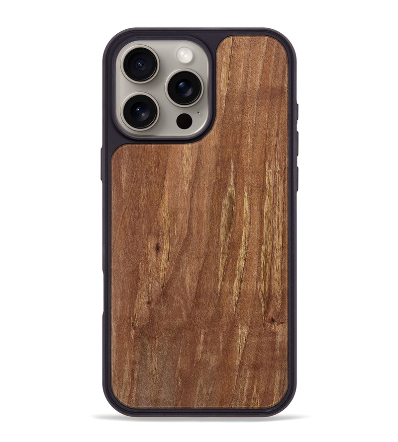 iPhone 16 Pro Max Wood Phone Case - Winter (Wood Burl, 729849)