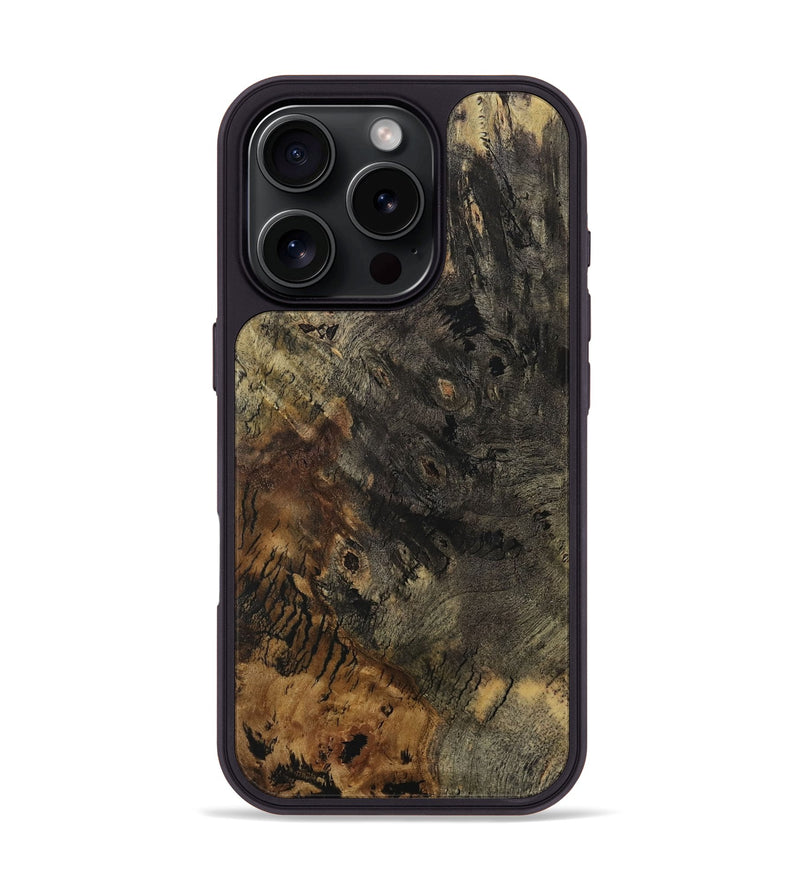 iPhone 16 Pro Wood Phone Case - Megumi (Wood Burl, 729874)