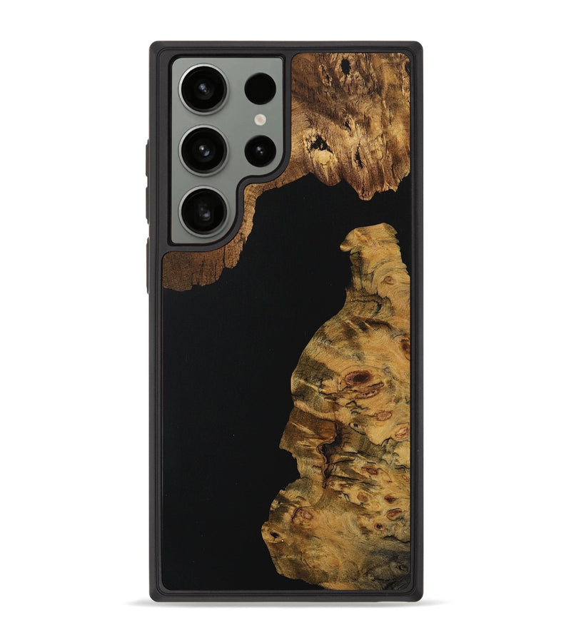 Galaxy S23 Ultra Wood Phone Case - Bell (Pure Black, 729903)