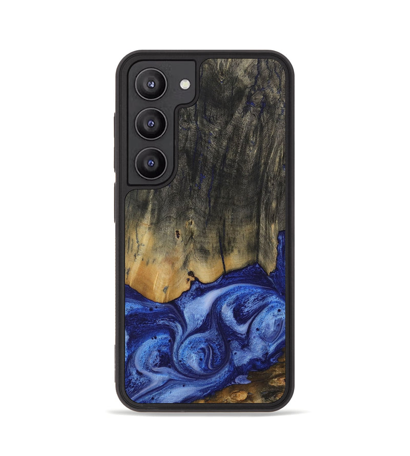 Galaxy S23 Wood Phone Case - Kianna (Blue, 729946)